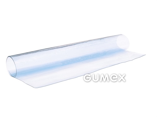 Závěsná fólie do vrat a průchodů REF, tloušťka 2mm, šíře 1400mm, 80°ShA, odolná UV záření, PVC, -15°C/+50°C, transparentní modrá